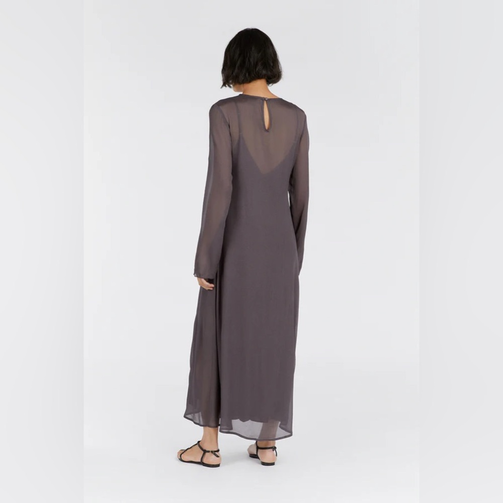 NWT DISSH Mari Eggplant Long Sleeved Dress - Picture 4 of 11